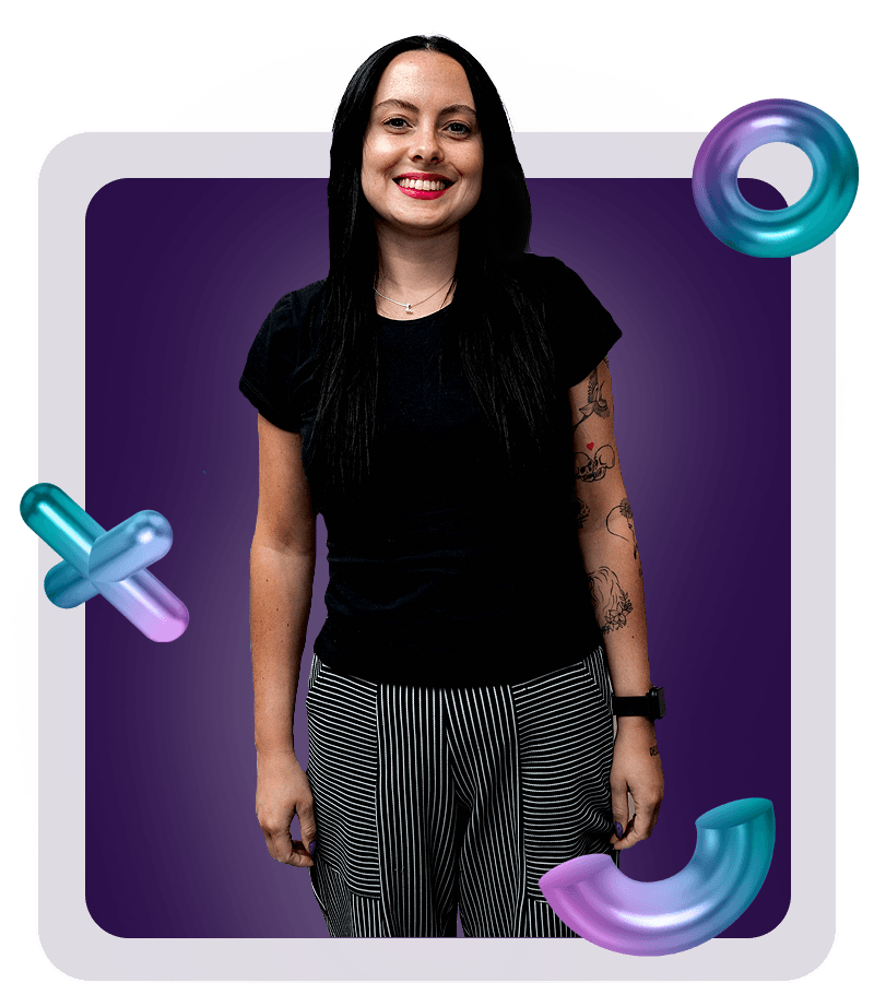 Ilustração de funil integrado marca + performance