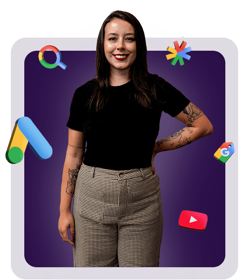 Ilustração de estrutura PMAX / funil