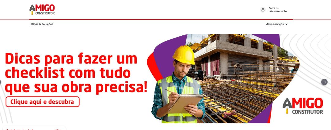 Dicas para sua obra
