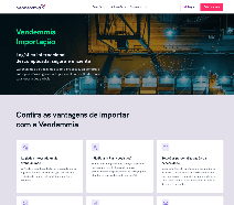 Interface do site da Vendemmia
